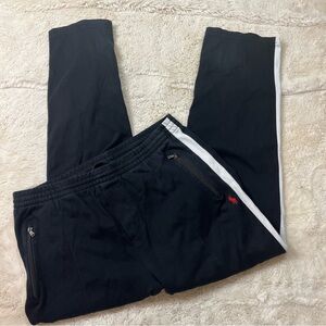 Polo Ralph Lauren Men's Black Side Stripe Joggers Sweatpants Pants track LT